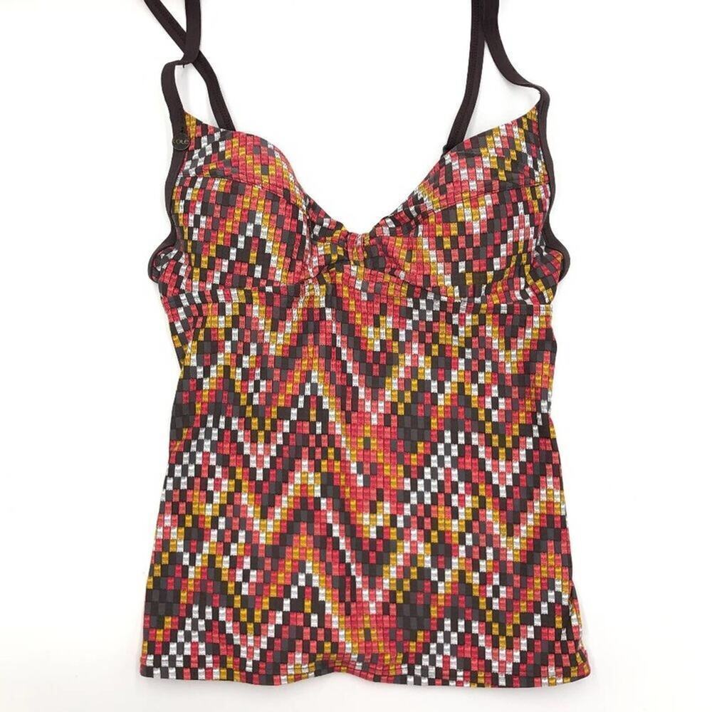 Lole Argentina Tankini Top Push Up Print Top XS